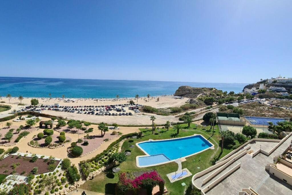 Top-Floor Beachfront Apartment With Parking, Pool, & Spacious Sea-View Balcony Villajoyosa Exterior foto